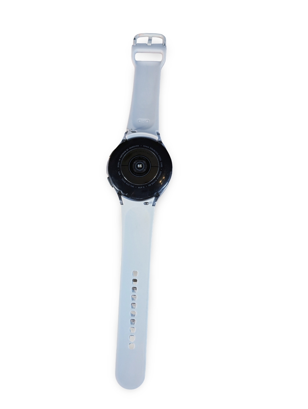 Samsung Galaxy Watch4 Classic P2MR 46mm Gray Strap Rotating Bezel Charger Incl - Picture 5 of 7